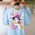 Trick Or Teach Teacher Ghost Teaching Fun Halloween Teacher Women's Sweatshirt Back Print Light Blue