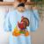 Turkey Reading Books Fall Thanksgiving Teacher Book Women's Sweatshirt Back Print Light Blue Turkey Reading Books Fall Thanksgiving Teacher Book Women's Sweatshirt Back Print Light Blue