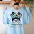 Twin Day Friends Teacher Twinning With My Bestie Women's Sweatshirt Back Print Light Blue Twin Day Friends Teacher Twinning With My Bestie Women's Sweatshirt Back Print Light Blue