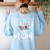 I Have Two Titles Teacher And Mom I Rock Them Both Floral Women's Sweatshirt Back Print Light Blue I Have Two Titles Teacher And Mom I Rock Them Both Floral Women's Sweatshirt Back Print Light Blue