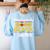 Unapologetic Dope Teacher African American Melanin Women's Sweatshirt Back Print Light Blue Unapologetic Dope Teacher African American Melanin Women's Sweatshirt Back Print Light Blue