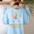 Unicorn Teacher Shirt For Women School Teacher Women's Sweatshirt Back Print Light Blue Unicorn Teacher Shirt For Women School Teacher Women's Sweatshirt Back Print Light Blue