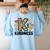 Unity Day Design Kindness Orange Teacher Kids Be Kind Women's Sweatshirt Back Print Light Blue Unity Day Design Kindness Orange Teacher Kids Be Kind Women's Sweatshirt Back Print Light Blue