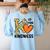 Unity Day K Is For Kindness Anti Bullying Orange Teacher Men Women Kids Women's Sweatshirt Back Print Light Blue Unity Day K Is For Kindness Anti Bullying Orange Teacher Men Women Kids Women's Sweatshirt Back Print Light Blue