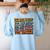 Unity Day Tee Orange Women Teacher You Matter Orange Be Kind Women's Sweatshirt Back Print Light Blue