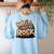 Wait I See A Rock Geology Teacher Women's Sweatshirt Back Print Light Blue