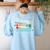 Wedding Planning Not Lesson Engaged Teacher Engagement Women's Sweatshirt Back Print Light Blue