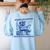 Weird Teachers Build Character Shirt Raccoon Teacher Women's Sweatshirt Back Print Light Blue Weird Teachers Build Character Shirt Raccoon Teacher Women's Sweatshirt Back Print Light Blue