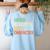 Weird Teachers Build Character Teacher Appreciation Week Day Women's Sweatshirt Back Print Light Blue Weird Teachers Build Character Teacher Appreciation Week Day Women's Sweatshirt Back Print Light Blue