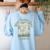 Weird Teachers Build Character- Teacher's Day Women's Sweatshirt Back Print Light Blue