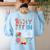 Why Fit In Doctor Teacher Cat In Hat Cool Autism Awareness Men Women Kids Women's Sweatshirt Back Print Light Blue