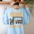 Why Science Teachers Not Given Playground Duty Men Women Women's Sweatshirt Back Print Light Blue