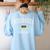 Wiesbaden Germany Vintage Athletic Sports Women's Sweatshirt Back Print Light Blue