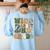 Wild About 2nd Grade Teacher Student First Day Of School Women's Sweatshirt Back Print Light Blue Wild About 2nd Grade Teacher Student First Day Of School Women's Sweatshirt Back Print Light Blue
