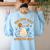 Will Give Math Advice For Candy Math Ghost Teacher Halloween Women's Sweatshirt Back Print Light Blue
