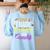 Will Trade Students For Candy Teacher Cute Halloween Costume Women's Sweatshirt Back Print Light Blue Will Trade Students For Candy Teacher Cute Halloween Costume Women's Sweatshirt Back Print Light Blue