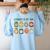 Women Literacy Is My Jam Literacy Teacher Reading Teacher Women's Sweatshirt Back Print Light Blue Women Literacy Is My Jam Literacy Teacher Reading Teacher Women's Sweatshirt Back Print Light Blue