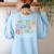 Women Teach Them Love Them Return Them Specials Teacher Life Women's Sweatshirt Back Print Light Blue Women Teach Them Love Them Return Them Specials Teacher Life Women's Sweatshirt Back Print Light Blue