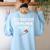 Wood Shop Teacher For Dad From Student Women's Sweatshirt Back Print Light Blue Wood Shop Teacher For Dad From Student Women's Sweatshirt Back Print Light Blue