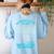 Working On My Quads Algebra Math Teacher Humor Women's Sweatshirt Back Print Light Blue Working On My Quads Algebra Math Teacher Humor Women's Sweatshirt Back Print Light Blue
