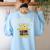 They Did The Math They Did The Monster Math Teacher Student Women's Sweatshirt Back Print Light Blue They Did The Math They Did The Monster Math Teacher Student Women's Sweatshirt Back Print Light Blue
