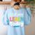 Y'All Gonna Learn Today Back To School First Day Teacher Women's Sweatshirt Back Print Light Blue Y'All Gonna Learn Today Back To School First Day Teacher Women's Sweatshirt Back Print Light Blue
