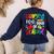 100th Day Of School Teachers Kids Girls Child Happy 100 Days Women's Sweatshirt Back Print Navy 100th Day Of School Teachers Kids Girls Child Happy 100 Days Women's Sweatshirt Back Print Navy