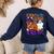 1st Grade Boo Crew Teacher Student Halloween Costume Women's Sweatshirt Back Print Navy