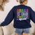 1st Grade Squad Back To School First Grade Teacher Boy Girl Women's Sweatshirt Back Print Navy 1st Grade Squad Back To School First Grade Teacher Boy Girl Women's Sweatshirt Back Print Navy