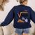 4489 Square Root 67 Math Teacher Halloween Costume Professor Women's Sweatshirt Back Print Navy
