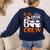 5th Grade Boo Crew Teachers Students Ghost Halloween Women's Sweatshirt Back Print Navy