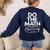 6 7 Six Seven Math Teacher Gen Z Alpha Meme Slang Boys Girls Women's Sweatshirt Back Print Navy