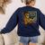 67 Teacher Halloween Skeleton Six Seven Meme Math Women's Sweatshirt Back Print Navy