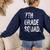 7th Grade Squad Back To School Student Teacher Women's Sweatshirt Back Print Navy