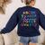 ABC Elemeno Kindergarten Teacher Boy Girl Kid Back To School Women's Sweatshirt Back Print Navy ABC Elemeno Kindergarten Teacher Boy Girl Kid Back To School Women's Sweatshirt Back Print Navy