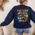 ABCs Learning Kindergarten Teacher Christmas Lights Alphabet For Men Women Kids Women's Sweatshirt Back Print Navy ABCs Learning Kindergarten Teacher Christmas Lights Alphabet For Men Women Kids Women's Sweatshirt Back Print Navy