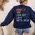 Admit It You Low Key Love Math Bruh Teacher Nerdy Math Women's Sweatshirt Back Print Navy