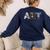 Art Artist Painting Teacher T Shirt Mona Lisa Great Wave For Men Women Women's Sweatshirt Back Print Navy Art Artist Painting Teacher T Shirt Mona Lisa Great Wave For Men Women Women's Sweatshirt Back Print Navy