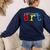 Art Teacher Artists Women's Sweatshirt Back Print Navy Art Teacher Artists Women's Sweatshirt Back Print Navy