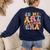 In My Art Teacher Era Artists First Day Of School Women Women's Sweatshirt Back Print Navy