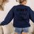 Athlete Plus Artist Equals Dancer Ballerina Teacher Student For Men Women Kids Women's Sweatshirt Back Print Navy