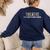 Theatre Drama Teacher Stage Play Broadway Theatre Women's Sweatshirt Back Print Navy Theatre Drama Teacher Stage Play Broadway Theatre Women's Sweatshirt Back Print Navy