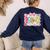 Back To School Pre-K Preppy Teacher Girl Women's Sweatshirt Back Print Navy Back To School Pre-K Preppy Teacher Girl Women's Sweatshirt Back Print Navy