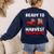 Back To School Teacher Farming Tractor Farmer Kids 100th Day Women's Sweatshirt Back Print Navy