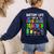 Battery Life Of a Preschool School Teacher School Week Women's Sweatshirt Back Print Navy Battery Life Of a Preschool School Teacher School Week Women's Sweatshirt Back Print Navy