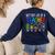 Battery Life Of A Teacher School Teacher Appreciation Women's Sweatshirt Back Print Navy Battery Life Of A Teacher School Teacher Appreciation Women's Sweatshirt Back Print Navy