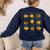 Bee Kind Positive Brave Happy Confident Humble Teacher Women's Sweatshirt Back Print Navy Bee Kind Positive Brave Happy Confident Humble Teacher Women's Sweatshirt Back Print Navy