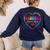 Bilingues Dream Team Dual Language Bilingual Crew Teacher Women's Sweatshirt Back Print Navy