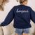 Bonjour T Shirt French Language Saying Teacher Student Men Women Girls Kids Women's Sweatshirt Back Print Navy Bonjour T Shirt French Language Saying Teacher Student Men Women Girls Kids Women's Sweatshirt Back Print Navy