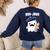 Boo Jour Ghost French Teacher Vintage Teacherlife Groovy Women's Sweatshirt Back Print Navy Boo Jour Ghost French Teacher Vintage Teacherlife Groovy Women's Sweatshirt Back Print Navy